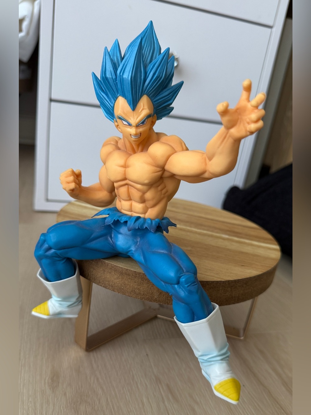 Dragon Ball Z Blue-Haired Super Warrior Action Figure - Kids Toy